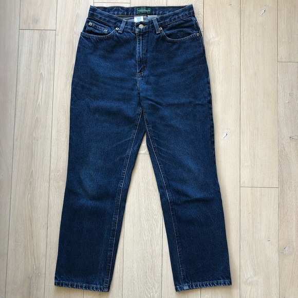 Vintage Lauren Jeans Ralph Lauren Ankle Blue Jeans Women’s Size 8P - Picture 1 of 13